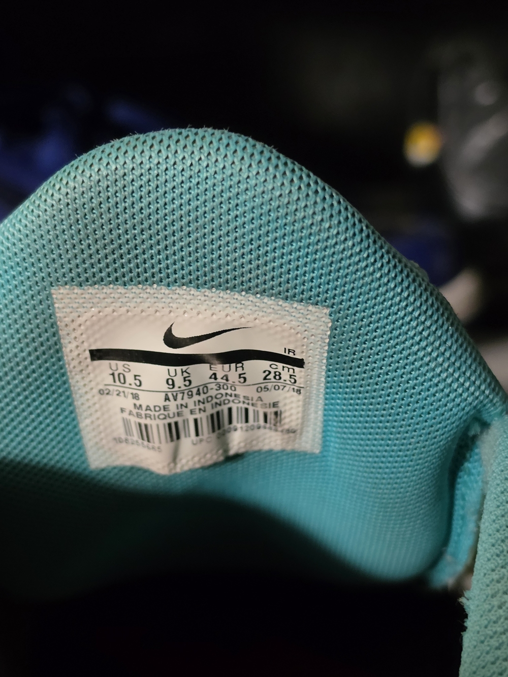 🔥 Nike Air Max Plus TN Teal & Navy Sneakers Men Size 10.5 - Picture 10 of 11
